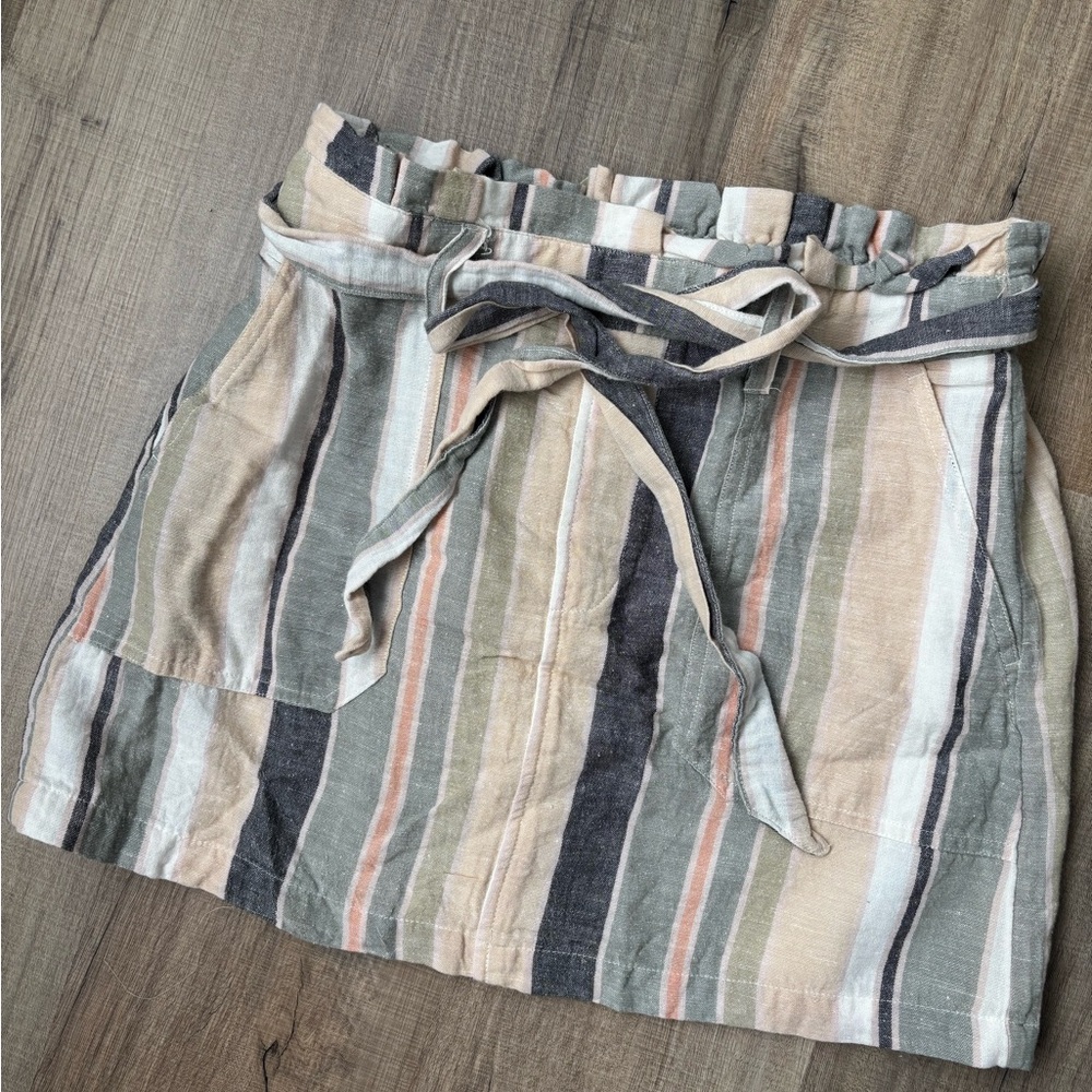 Striped Multi-Color Women's Skirt